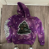 Chicmy-90s streetwear Geometric letter stars all over printed purple oversized baggy hoodies men y2k high street hip-hop fashion rock pop sweatshirts