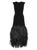 Chicmy-Cyber Monday Christmas party outfits Christmas Thanksgiving Gift New Year's Eve Dress 'Sorenta' Knitted Evening Dress with tassels