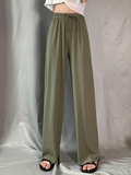 Chicmy-Plain Casual Loose Pants