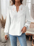 Chicmy- Lace Loose Casual Blouse