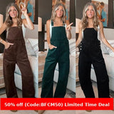 business casual outfits Autumn and Winter New Corduroy Overalls Women's Fashion Loose Jumpsuit Women