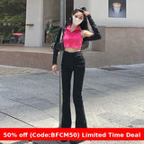 winter outfits men Skinny Jeans Women's Autumn 2024 High Waist Slimming High Straight Slim Fit Small Flared Pants Fashion