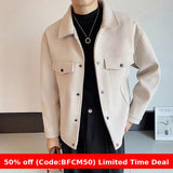 winter outfits men Woolen Coat Men's Autumn and Winter New Korean Style Trendy All-Match Casual Jacket Men's Top