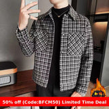 winter outfits men Woolen Coat Men's Autumn and Winter New Korean Style Trendy All-Match Casual Jacket Men's Top