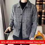 winter outfits men Woolen Coat Men's Autumn and Winter New Korean Style Trendy All-Match Casual Jacket Men's Top