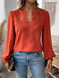 Chicmy- Lace Loose Casual Blouse