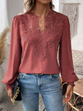 Chicmy- Lace Loose Casual Blouse