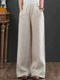 Chicmy-Plain Loose Casual Pants