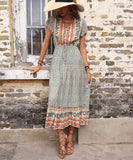 Chicmy-new fashion trend CADENA MAXI DRESS - GREEN