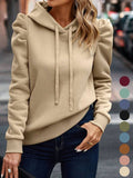 Chicmy- Hoodie Loose Casual Plain Hoodie