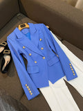 Chicmy-nye outfits women casual outfits 'Leosoxs' Blue Blazer