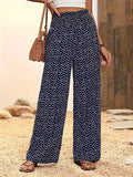 Chicmy- Loose Small Daisy Scramble Casual Pants