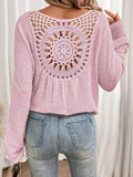 Chicmy- Knitted Crochet Casual Loose T-Shirt