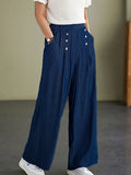 Chicmy-Plain Loose Casual Pants