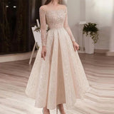 Chicmy-new fashion trend Fashion Sexy Slim Fit Sequin Solid Color Long Sleeve Elegant Party Maxi Dress