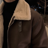 Chicmy- RT No. 11969 SUEDE STAND COLLAR JK