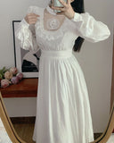 Chicmy-Vintage Fairytale White Lace Ruffle Sweet Lolita Dress