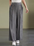 Chicmy-Plain Loose Casual Pants