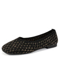 Chicmy- All Season Plain Mesh Fabric Casual Shallow Shoes