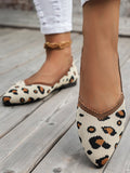 Chicmy- All Season Mesh Fabric Casual Leopard Shallow Shoes