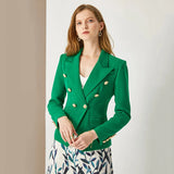 Chicmy-nye outfits women casual outfits 'Leosoxs' Green & Yellow Blazer