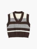 CHICMY- Let's Get Cozy Stripe Sweater Vest