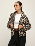 Chicmy-Winter Outfits Christmas Thanksgiving Gift New Year's Eve Outfits Streetwear Fashion Leopard Printed Lapel Winter Coat