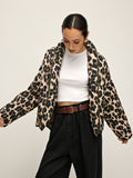 Chicmy-Winter Outfits Christmas Thanksgiving Gift New Year's Eve Outfits Streetwear Fashion Leopard Printed Lapel Winter Coat