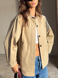 Chicmy-Winter Outfits Christmas Thanksgiving Gift New Year's Eve Outfits Streetwear Fashion Button Down Lapel Trench Coat