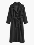 Chicmy-Winter Outfits Christmas Thanksgiving Gift New Year's Eve Outfits Streetwear Fashion Versatile Plain Belted Long Coat