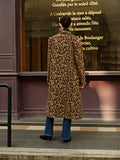 Chicmy-Winter Outfits Christmas Thanksgiving Gift New Year's Eve Outfits Streetwear Fashion Leopard Pockets Long Wool Coat