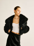 Chicmy-Winter Outfits Christmas Thanksgiving Gift New Year's Eve Outfits Streetwear Fashion Crop Faux Fur Warm Coat