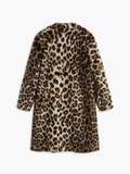 Chicmy-Winter Outfits Christmas Thanksgiving Gift New Year's Eve Outfits Streetwear Fashion Leopard Print Faux Fur Coat