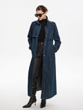 Chicmy-Winter Outfits Christmas Thanksgiving Gift New Year's Eve Outfits Streetwear Fashion Button Belted Denim Long Coat