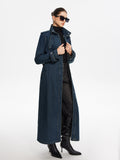 Chicmy-Winter Outfits Christmas Thanksgiving Gift New Year's Eve Outfits Streetwear Fashion Button Belted Denim Long Coat