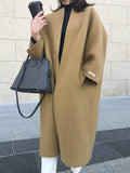 Chicmy-Winter Outfits Christmas Thanksgiving Gift New Year's Eve Outfits Streetwear Fashion Minimalist Wool Long Coat