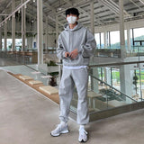 Chicmy- Basic Sports Hoodie & Jogger Pants