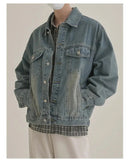 ChicMy-Fall Outfits -Autumn/Winter Coat Jacket INS Style Street Fashion Basic Washed Denim Jacket