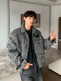 ChicMy-Fall Outfits -Autumn/Winter Coat Jacket INS Style Street Fashion Belt Buckle Zipper Woolen Jacket