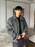 ChicMy-Fall Outfits -Autumn/Winter Coat Jacket INS Style Street Fashion Belt Buckle Zipper Woolen Jacket