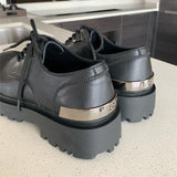 Chicmy- Black Leather Shoes