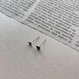 Chicmy- Black Round Ear Studs