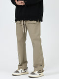 Chicmy- Cargo Button Pants