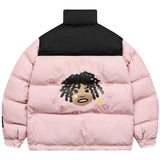 ChicMy-Fall Outfits -Autumn/Winter Coat Jacket INS Style Street Fashion Cartoon Portrait Print Jacket