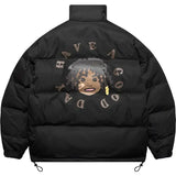 ChicMy-Fall Outfits -Autumn/Winter Coat Jacket INS Style Street Fashion Cartoon Portrait Print Jacket