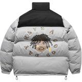 ChicMy-Fall Outfits -Autumn/Winter Coat Jacket INS Style Street Fashion Cartoon Portrait Print Jacket