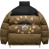 ChicMy-Fall Outfits -Autumn/Winter Coat Jacket INS Style Street Fashion Cartoon Portrait Print Jacket