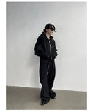 Chicmy- Casual Sports Hoodie Sweatpants Suit