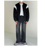 ChicMy-Fall Outfits -Autumn/Winter Coat Jacket INS Style Street Fashion Contrast Color Design Baseball Jacket