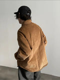 Chicmy- Corduroy Button-Up Jacket